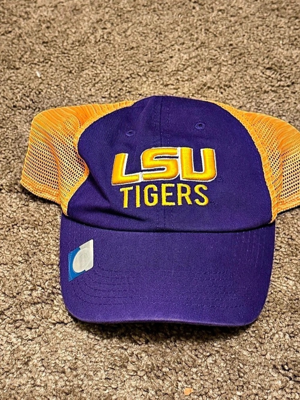 LSU Tigers Trucker Hat Cap Adult Adjustable Strap College University NCAA Logo